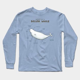 Anatomy of a Beluga Whale Long Sleeve T-Shirt